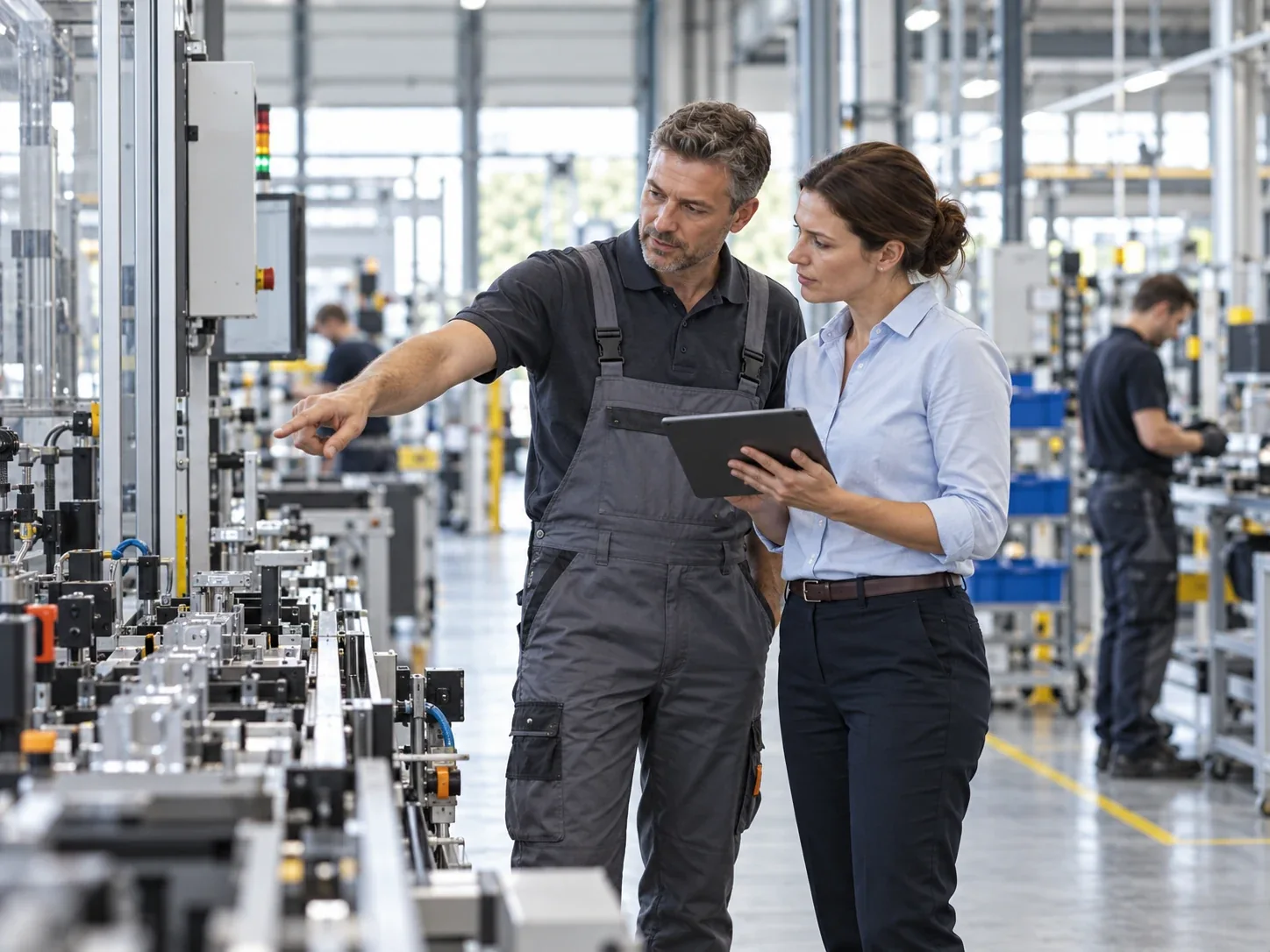Produktion & Industrie – beispielhafte Arbeitssituation