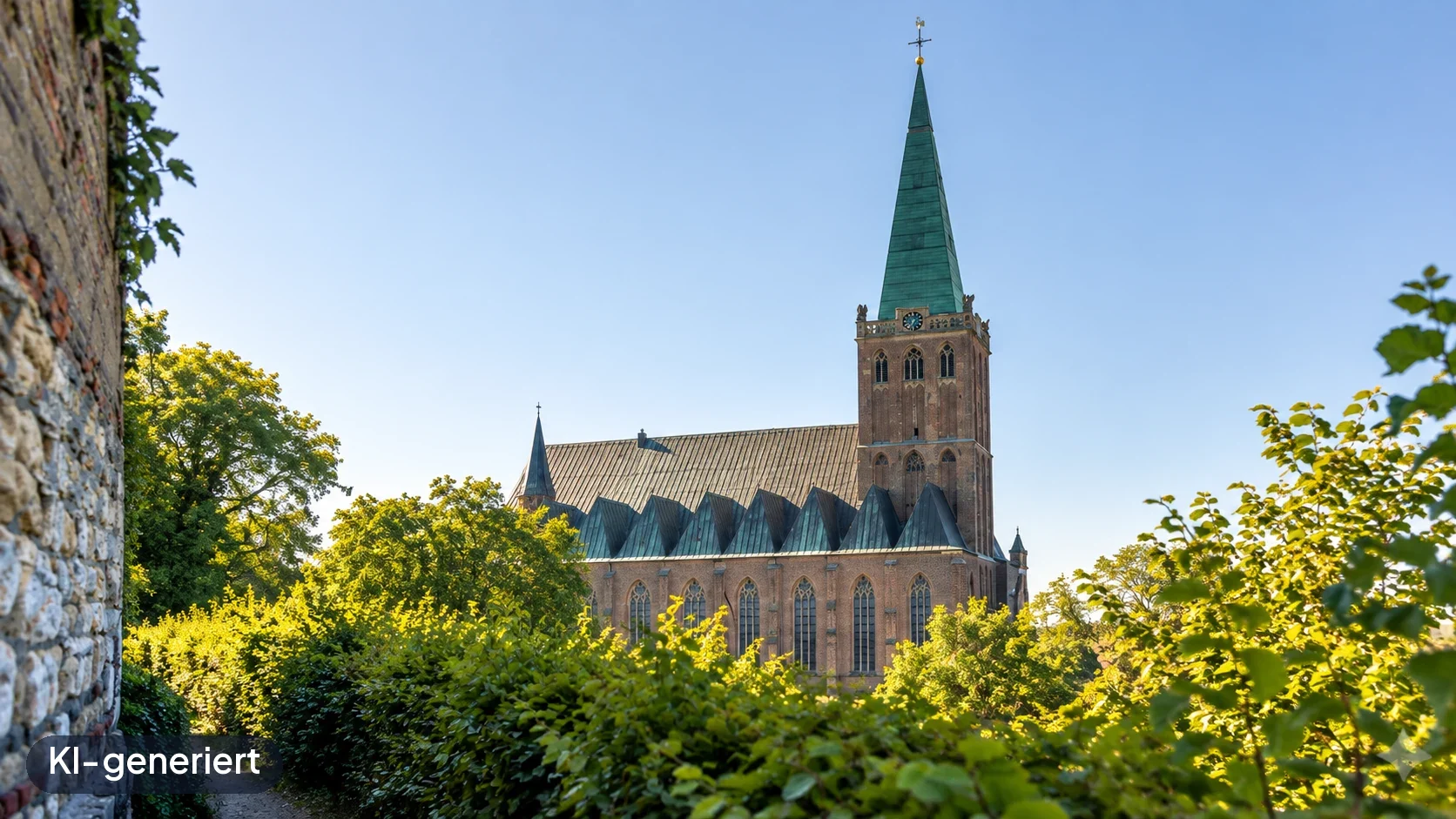 Propsteikirche St. Gangolf in Heinsberg – KI-generierte Ortsdarstellung.