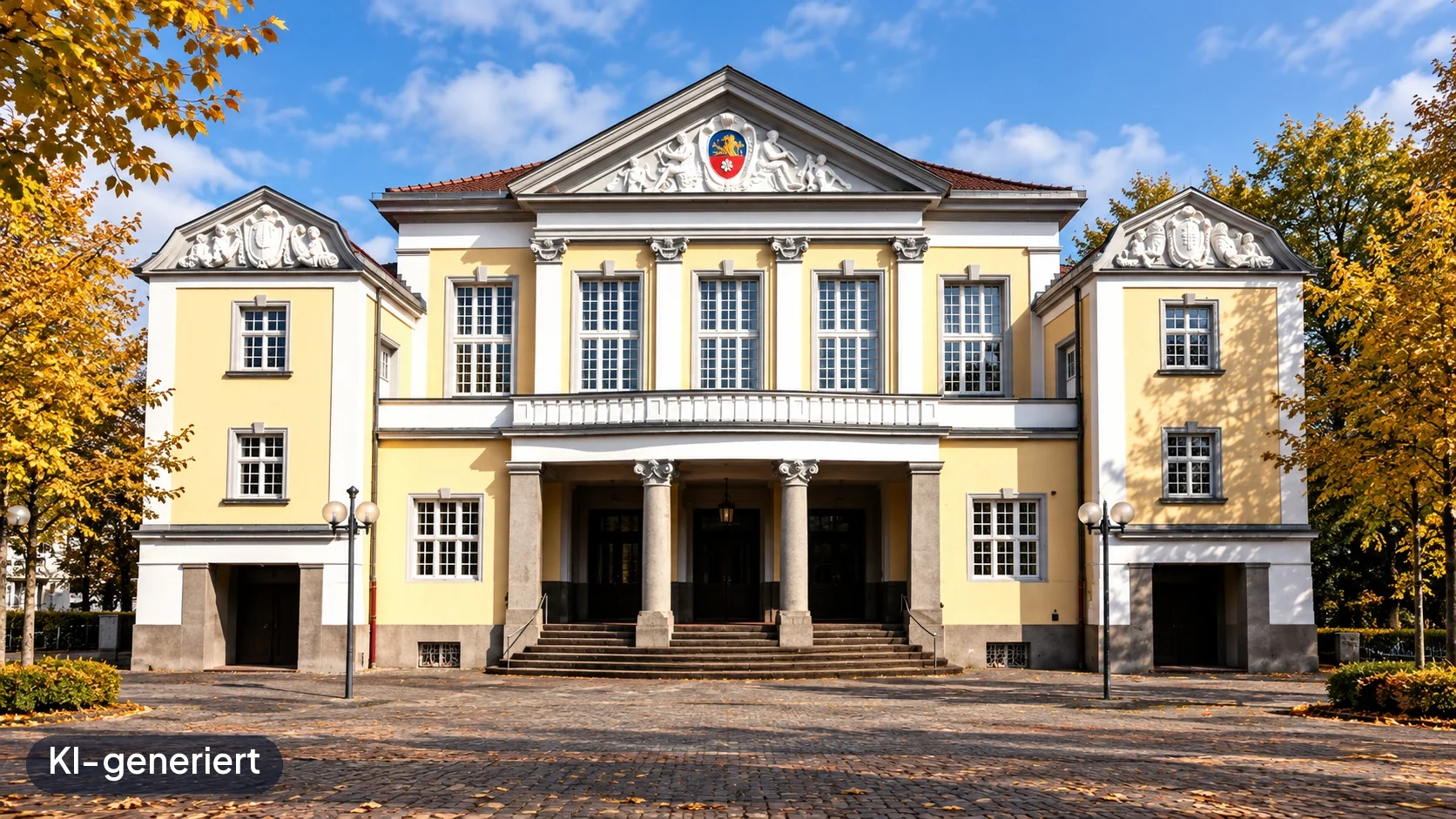 Festhalle in Viersen – KI-generierte Ortsdarstellung.